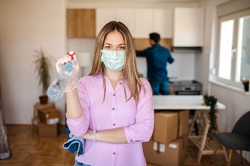 cleaning before moving in